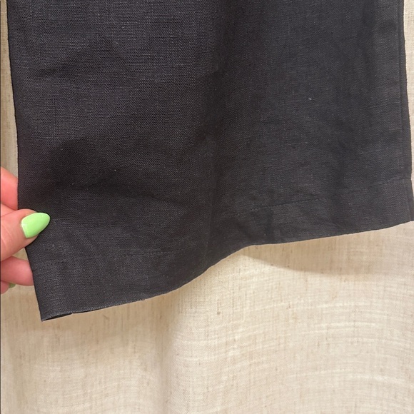 Reformation olina black linen pants size M - Picture 7 of 12